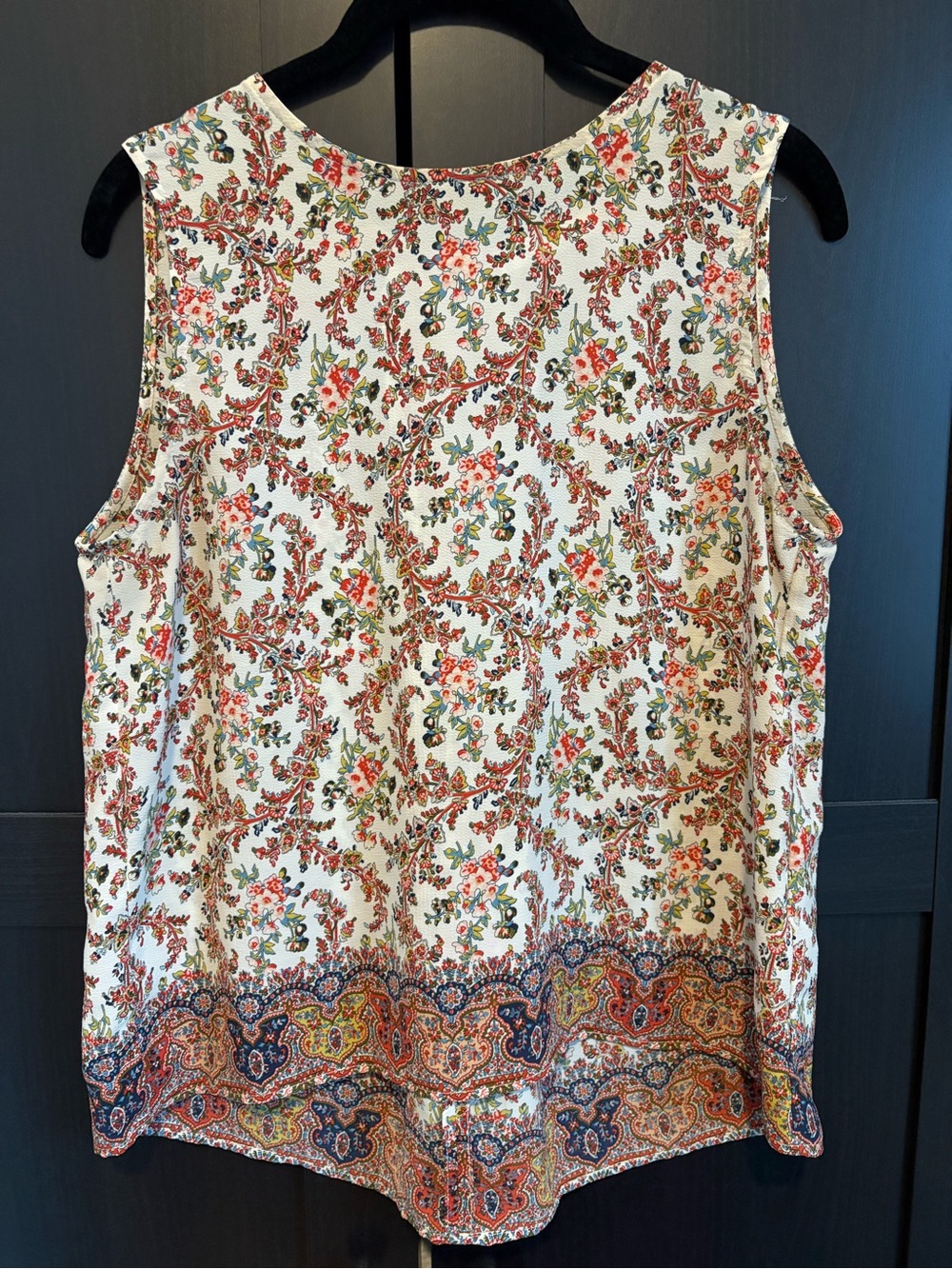 *2 for $15* Mango (MNG) flowy floral top, size XS